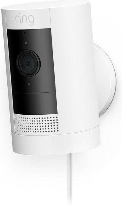 Ring Stick Up Cam Plug-In - Wit - 2023
