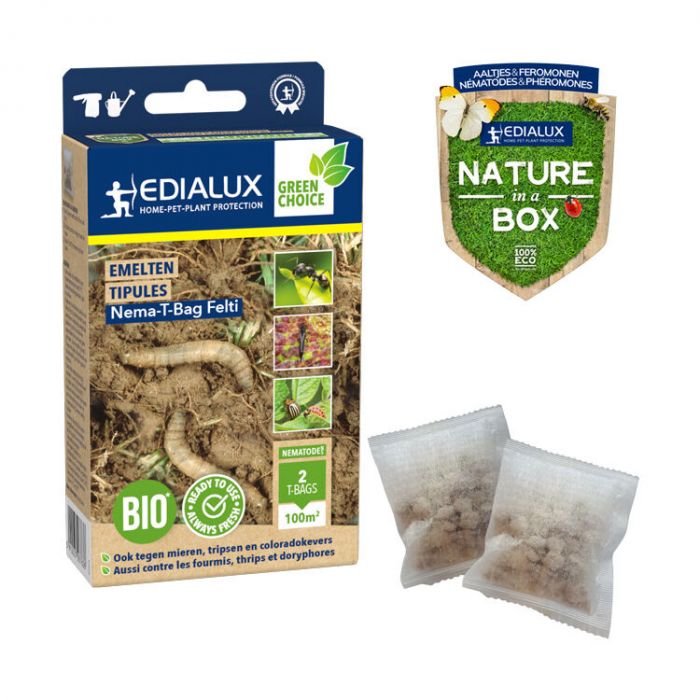 Edialux aaltjes tegen emelten Nema-T-Bag Felti Ecologic - 2 stuks